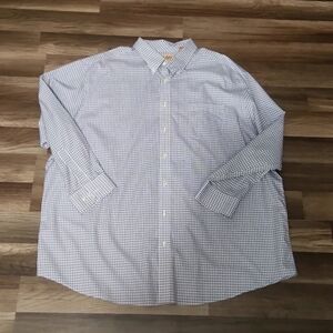 Roundtree & Yorke Size 3X Gold Label Long Sleeve Button Up Men’s Shirt